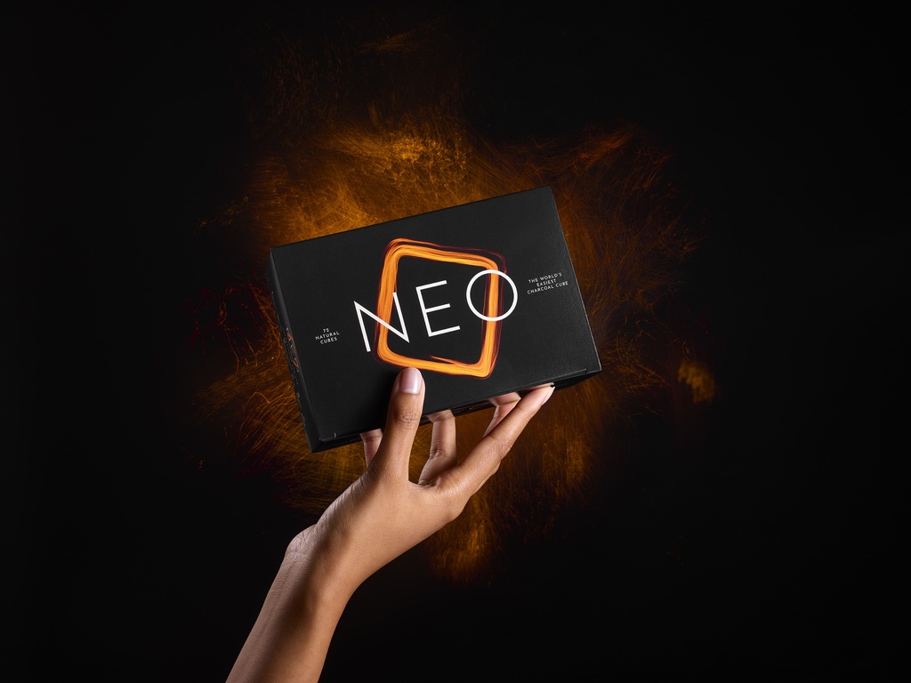 Three Kings Charcoal, NEO Cubes, Box Of 72 Cubes