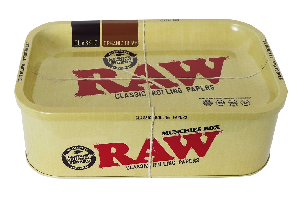 RAW Tin With Rolling Tray Lid