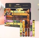 Incense, Zed Black, Gift Pack , 6 Assorted Packs à 20 Stk.