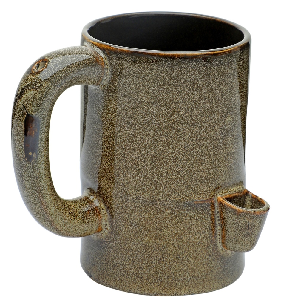 Keramik Tasse, 14cm, Wasserpfeife