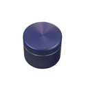 Aluminum Grinder BLUE, 50 mm Ø, 4-piece With Sieve, CNC*