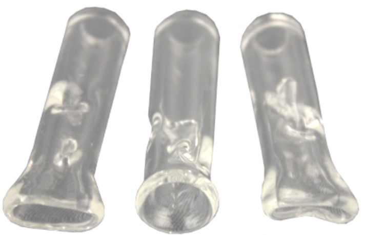 [GM1] Set Of 3 Glass Mouthpieces, 30-35 mm Long