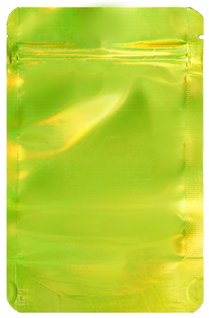 [MB14085GRHOL] Mylarbeutel 140 x 85 mm, VE50, GREEN HOLOGRAPHIC