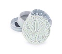 Metall Grinder, ICY PEARL Trance Leaf, 50mmØ