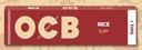 OCB RICE, Slim King Size With Tips, VE32