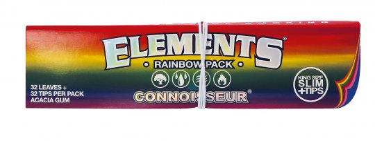 ELEMENTS KS Slim RAINBOW+TIPS, VE50