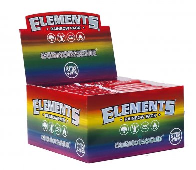 ELEMENTS KS Slim RAINBOW+TIPS, VE50