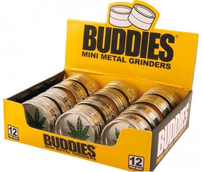 BUDDY Metal Mini Grinder - BOX, 40mmø, 2-piece