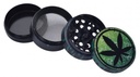 Metal Grinder, 40 mm Diameter, 4-piece, DRIPPING Leaf