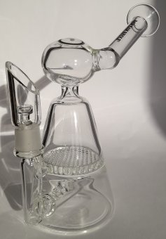 Oil rig with slit diffuser and honeycomb