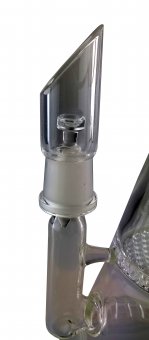 Oil rig with slit diffuser and honeycomb