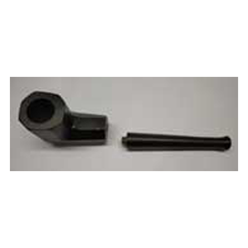 Screw pipe, dark wood, 14 cm long-WP23-Bam Bam Bhole_5.jpg