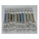 Glass One-hitter, Crystal, VE10 Mouthpieces, 9cm-SSC10206-Bam Bam Bhole_2.jpg