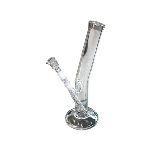 Curved Cylinder Glass Bongs, 34cm, 14.5mm-GW46LR-Bam Bam Bhole_3.jpg