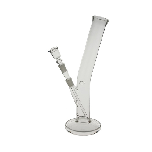 Curved Cylinder Glass Bongs, 34cm, 14.5mm-GW46LR-Bam Bam Bhole_2.jpg