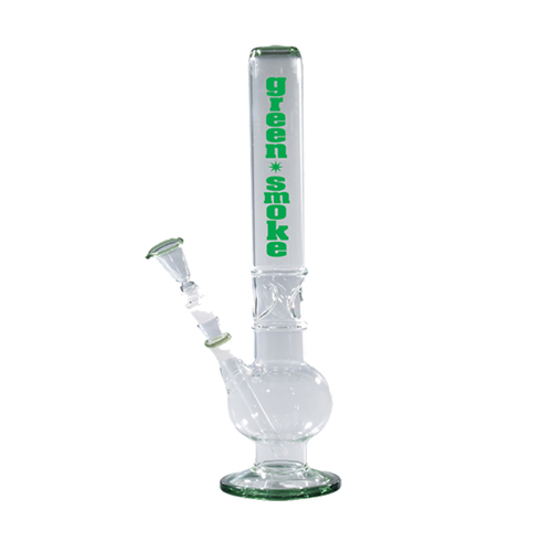 Green Smoke Glass Bongs, 44 Cm, Ice, 50 mm Diameter, 18.8 mm-GW38FBG-Bam Bam Bhole_2.jpg