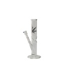 Glass Bong  Ice Bong, 40 cm Height, Curved, 18.8 mm-GW37-Bam Bam Bhole_2.jpg