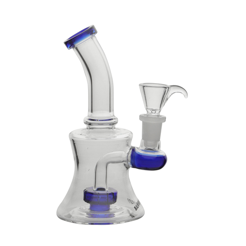 Water Pipe, Inside Drumdab Rig, 15 Cm, Blue-SSC10131BL-Bam Bam Bhole_2.jpg