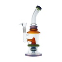 Glass Water Pipe With Colorful Rings, 25 cm-SSC10098-Bam Bam Bhole_2.jpg