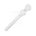 Glass Pipe, 2 Ball Oil Pipe With 1 Ring, 14 cm-SSC10125-Bam Bam Bhole_2.jpg