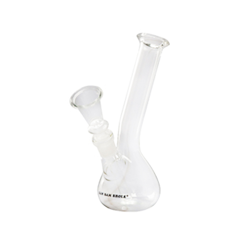 Glass Bong, 16 cm Height, 14.5 Ground Joint-GW1K-Bam Bam Bhole_4.jpg