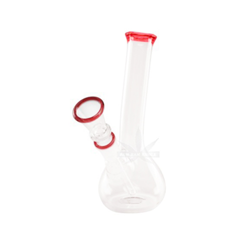 Glass Bong, 14.5 Cm, 16 Cm, Red-GW1KBR-Bam Bam Bhole_2.jpg