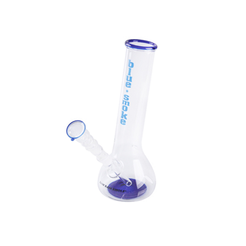 Glass Bong, 14.5 Cm, 24 Cm, Blue Smoke-GW1XLB-Bam Bam Bhole_2.jpg