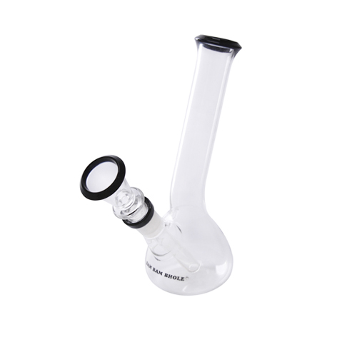 Glass Bong, 14.5 Cm, 16 Cm, Black-GW1KBS-Bam Bam Bhole_2.jpg
