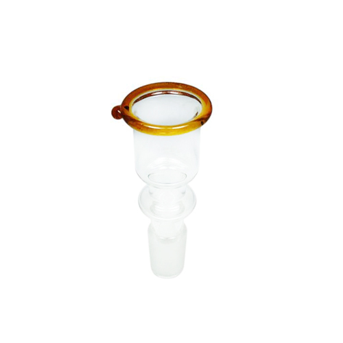 GLASS Plug-in Head, 14.5 cm Cylinder, Small, Yellow Rim-EK4KY-Bam Bam Bhole_2.jpg
