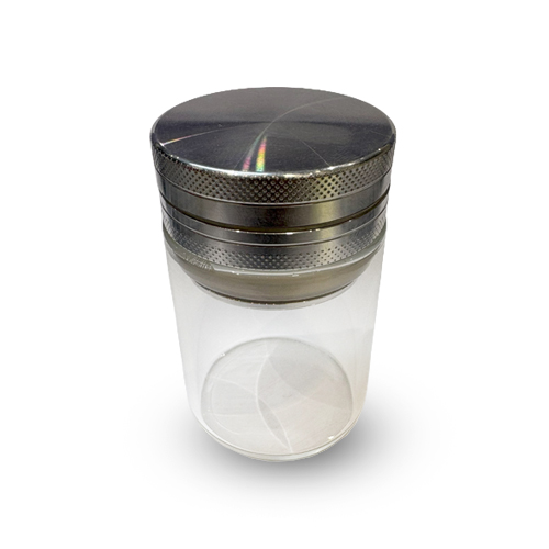 Aluminum Grinder 50 mm Ø With Stash Box, 2-piece-WN503STG-Bam Bam Bhole_7.jpg