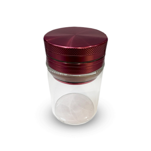 Aluminum Grinder 50 mm Ø With Stash Box, 2-piece-WN503STG-Bam Bam Bhole_4.jpg