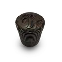 Wooden Grinder, 50 mm Ø, 4-piece, Magnet, Cobra Motif-WN101-Bam Bam Bhole_2.jpg