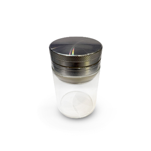 Aluminum Grinder 50 mm Ø With Stash Box, 2-piece-WN503STG-Bam Bam Bhole_3.jpg