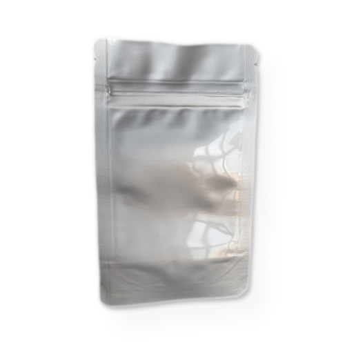 Mylar Bag SILVER, 140 X 85 Mm, Pack Of 100-MYLAS-Bam Bam Bhole_3.jpg