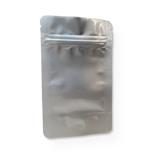 Mylar Bag SILVER, 140 X 85 Mm, Pack Of 100-MYLAS-Bam Bam Bhole_2.jpg
