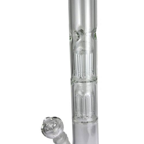 Cylinder Bong, Double Percolator, 60 Cm, 50 mm Ø, 5 mm-GW206-Bam Bam Bhole_5.jpg