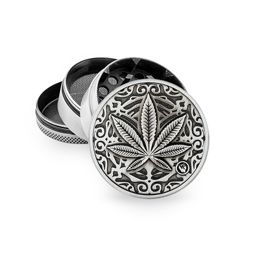 Metal Grinder, Trance Leaf, 50mmø, 4-piece, Sieve-WNC54TL-_2.jpg