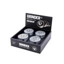 Metal Grinder, Silver LEAVES33, 50mmø, 4-part, Sieve-WNC54L33-_2.jpg