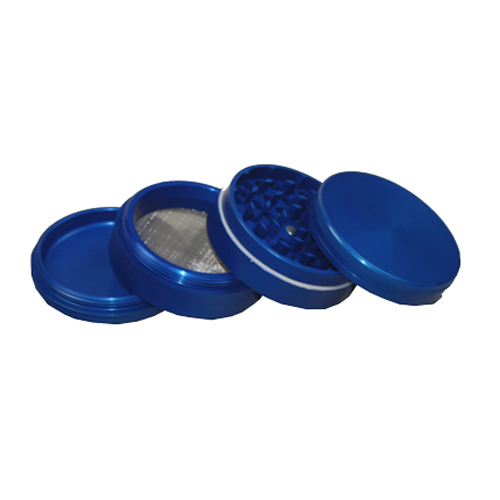 Aluminum Grinder, 63 mm Ø, 4-piece With Screen, CNC-WN634-Bam Bam Bhole_3.jpg