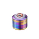 Metal Grinder, 50mmø, 4-piece, Red EYES RAINBOW-WN54REDY-Champ High_6.jpg