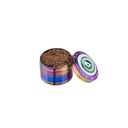 Metal Grinder, 50mmø, 4-piece, Red EYES RAINBOW-WN54REDY-Champ High_3.jpg