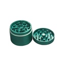 Aluminum Grinder GREEN, 50 mm Ø, 4-piece With Sieve, CNC-WN54G-Bam Bam Bhole_2.jpg
