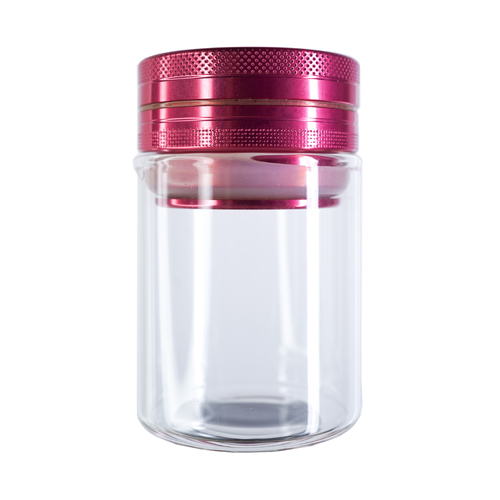 Aluminum Grinder 50 mm Ø With Stash Box, 2-piece-WN503STG-Bam Bam Bhole_8.jpg