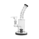 Black Hookah With Horizontal Drum, 20 cm-SSC10149BK-Bam Bam Bhole_2.jpg