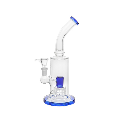 Blue Bong, Single Shower Percolator Bong, 25 cm-SSC10134BL-Bam Bam Bhole_2.jpg