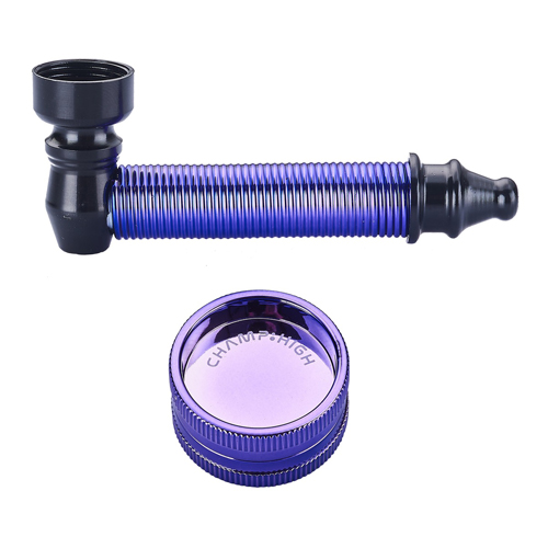 Metal Pipe 8 cm Long + Mini Grinder + Screens-MP72-Champ High_4.jpg