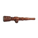 Wooden Pipe, approx. 12 Cm, Soapstone Insert-MS3-Bam Bam Bhole_2.jpg
