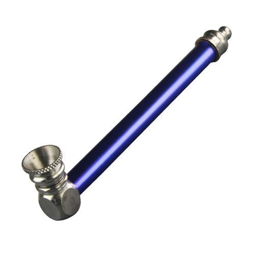 Metal Pipe, Colored, approx. 11cm-L26-Bam Bam Bhole_2.jpg