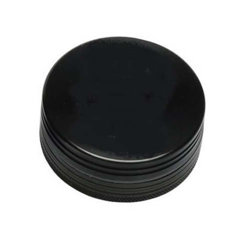 Aluminum Grinder, 4 Cm, 2 Parts, Black-WN42S-Bam Bam Bhole_2.jpg