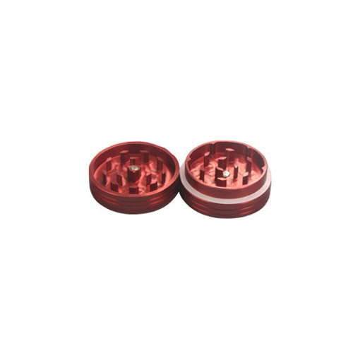 Aluminum Grinder, 4 Cm, 2-piece, Red-WN42R-Bam Bam Bhole_2.jpg